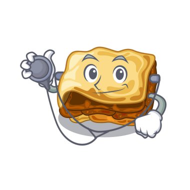 Doktor musakka maskot şeklinde