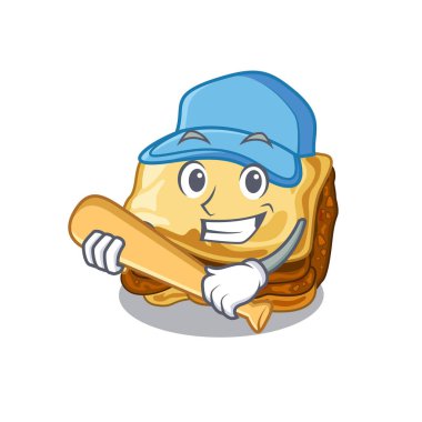 Maskot şeklinde beyzbol musakka oynamak