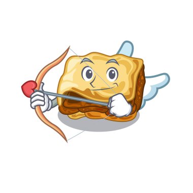 Maskot şeklinde Cupid musakka