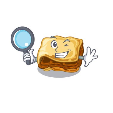 Dedektif musakka karikatür tavada pişirilir