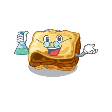 Profesör musakka karikatür tavada pişirilir