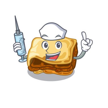 Hemşire musakka karikatür tavada pişirilir