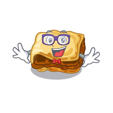 Geek musakka karikatür tavada pişirilir