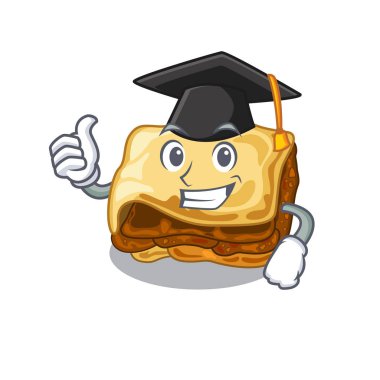 Mezuniyet musakka karikatür tavada pişirilir