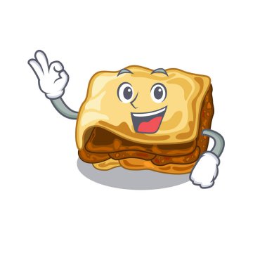 Tamam musakka karikatür tavada pişirilir