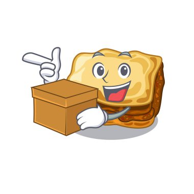 Kutu musakka ile karikatür tavada pişirilir