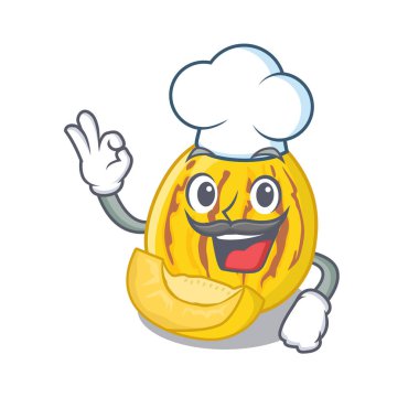 Bir karikatür sepeti nde Şef pepino kavun