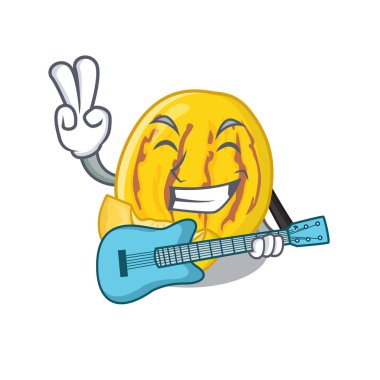 Karakter şekli ile gitar pepino kavun ile