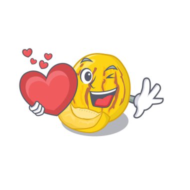 Karakter şekli ile kalp pepino kavun ile