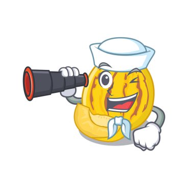 Karakter şekli ile binoküler pepino kavun ile Denizci