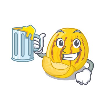 Karakter şekli ile suyu pepino kavun ile