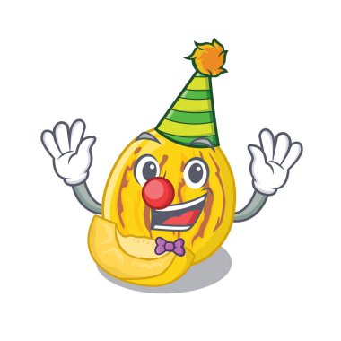 Karikatür gözlük palyaço pepino kavun suyu