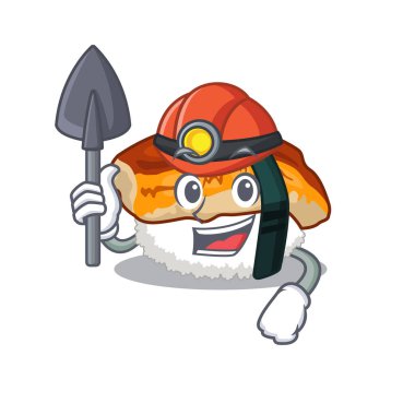 Karakter lunchbox madenci unagi suşi