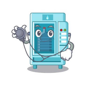 Maskot şeklinde Doktor su otomat