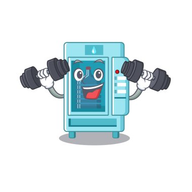 Maskot şeklinde fitness su otomat