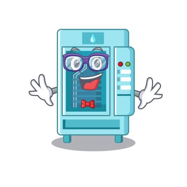 Bir karakter geek su otomat