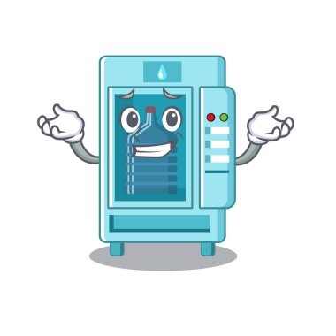 Bir karakterde sırıtan su otomatı