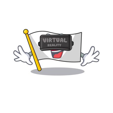 Karikatür şeklinde Sanal gerçeklik bayrağı Japonya