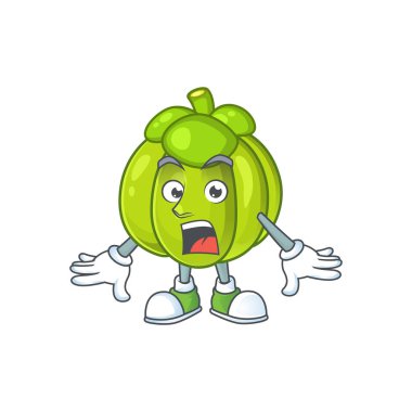 Beyaz bir arka plan üzerinde sürpriz yeşil kabak olgun