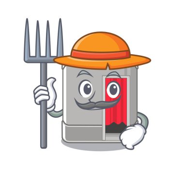 Karakter şeklinde Çiftçi fotoğraf kabini