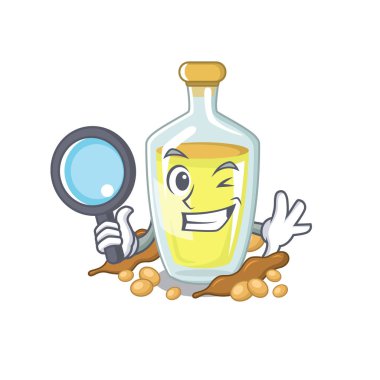 Bir maskot kase dedektif soya yağı