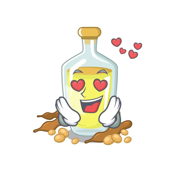 漫画で孤立した愛の大豆油で — ストックベクタ