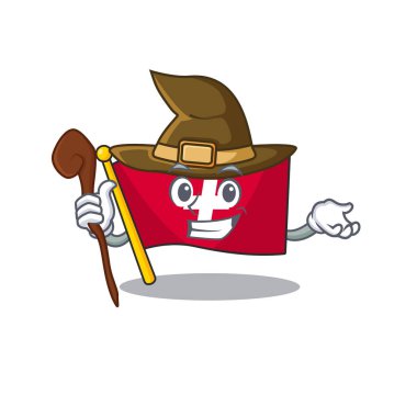 Cadı İsviçre bayrağı karikatür dolabına konuldu