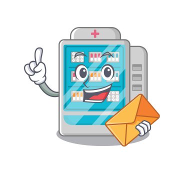 Karakter şeklinde zarf ilaçlar otomat ile