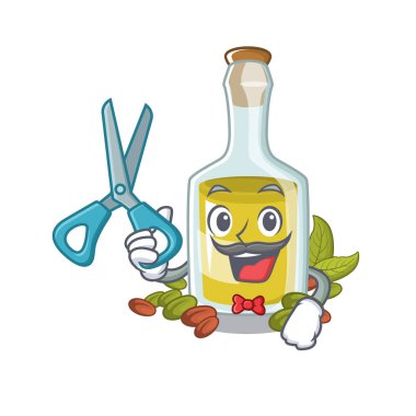 Maskot şeklinde berber antep fıstığı yağı