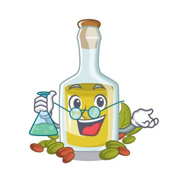 Tablolar karikatür ahşap yukarıda Profesör fıstık yağı