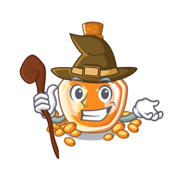 Karikatür kase cadı deniz dikeni yağı