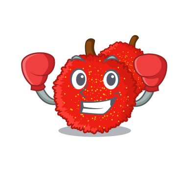 Maskot sepetinde boks taze bayberry meyve