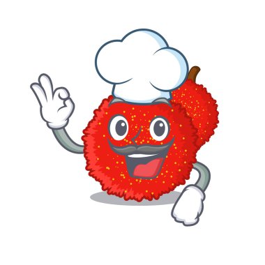 Karakter şeklinde Şef tatlı bayberry meyve