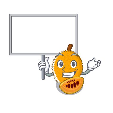 Bir karikatür buzdolabı nda kurulu gac meyve getir