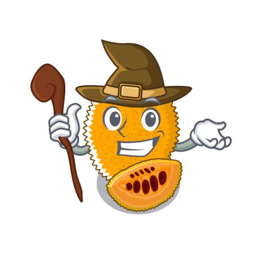 Cadı gac meyve karikatür izole