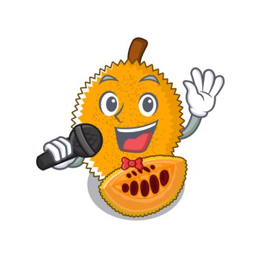 Şarkı gac meyve karikatür izole