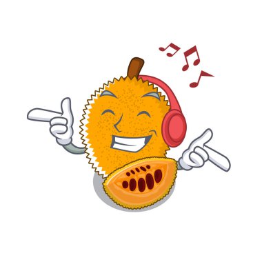 Müzik gac meyve çizgi film izole dinleme