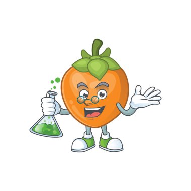 Profesör trabzon çizgi film karakteri maskot ile izole