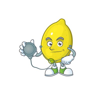 Tarifi gıda için Doktor limon çizgi film karakteri