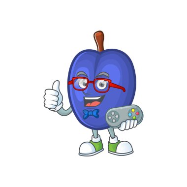 Bir çizgi filmde karakter maskotu Oyuncu taze erik.