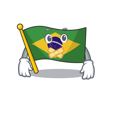 Sessiz brezilya bayrağı maskot çekmecesinde tutuldu