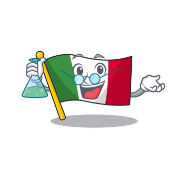 Karikatür masalarında Profesör İtalya bayrakları yerleştirildi