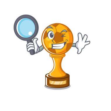 Maskot şeklinde Dedektif futbol kupa