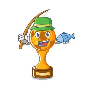 Karikatür çekmecesinde balıkçılık futbol kupa