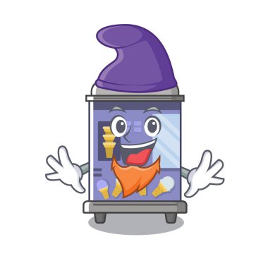 Elf dondurma otomat karikatür karakter kurdu