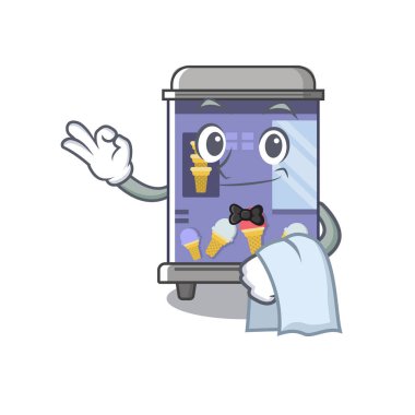 Garson dondurma otomat maskot şekli