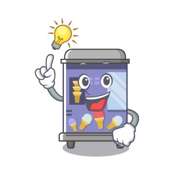 Bir fikir dondurma otomat bir karakter var