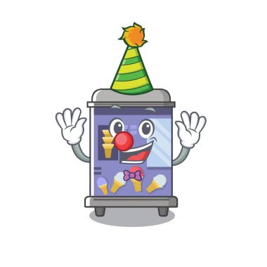 Palyaço dondurma otomat bir karakter