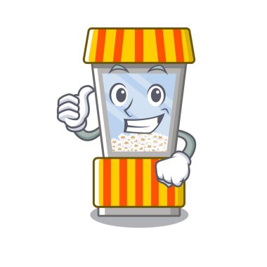 Bir karakterde patlamış mısır otomat Kadar Thumbs