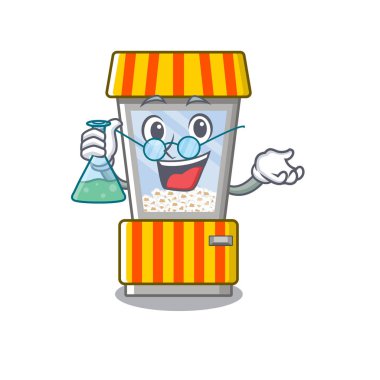 Bir karakter Profesör patlamış mısır otomat